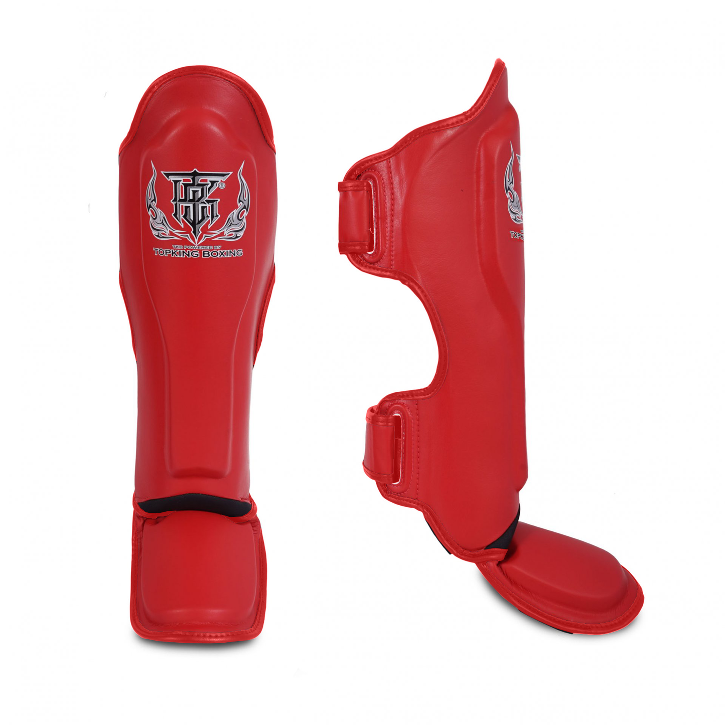 Tibiales de Muay Thai Top King TKSGP-GL (cuero genuino)