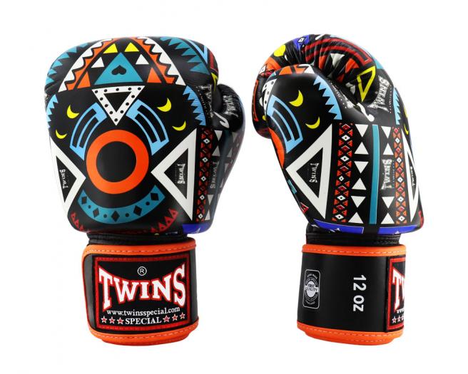 Guantes de boxeo Twins FBGV-57 Negro